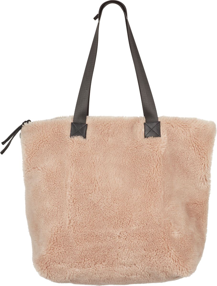 Norma Väska | Fårskinn  Beige