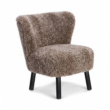 Emily Lounge Chair | Kort lugg Cappuccino
