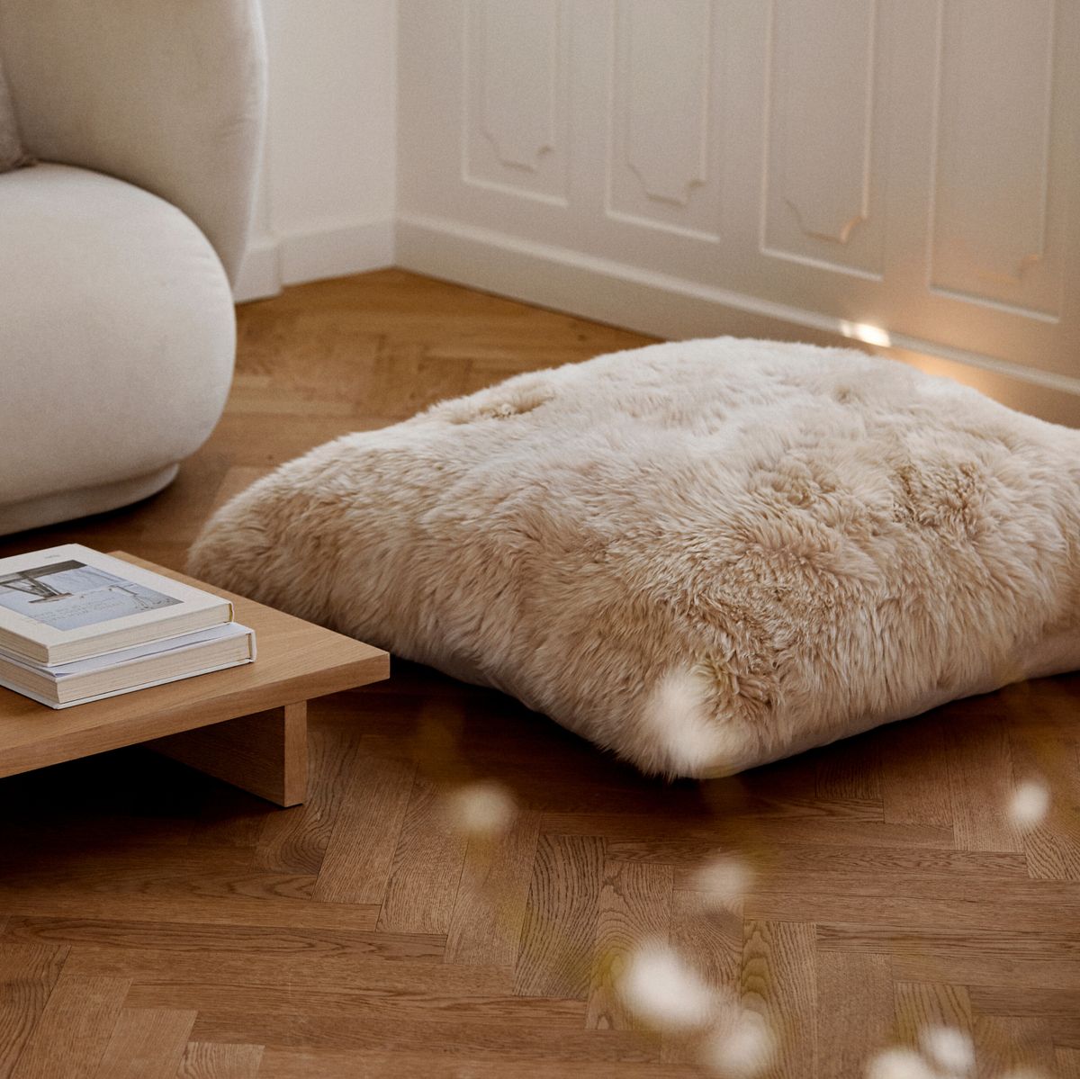 Maxi Float | Lång lugg | Nya Zeeland | 90x90 cm Svart
