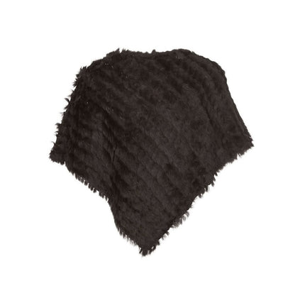 Molly poncho Mörkbrun