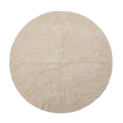 Fårskinnsmatta | Kort lugg | D140 cm Beige