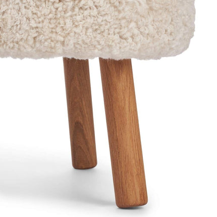 Emil Lounge Chair | Kort lugg Beige