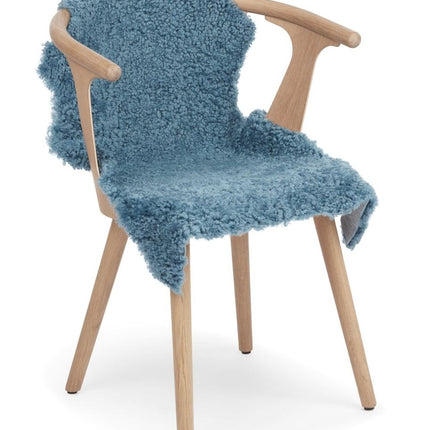 Fårskinn Premium | Kort lugg | 90x60 cm Korallblå