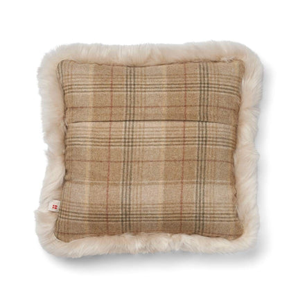 Wool Cushion | Doublesided | LW trim | 52x52 cm Sand-Beige/Pärla