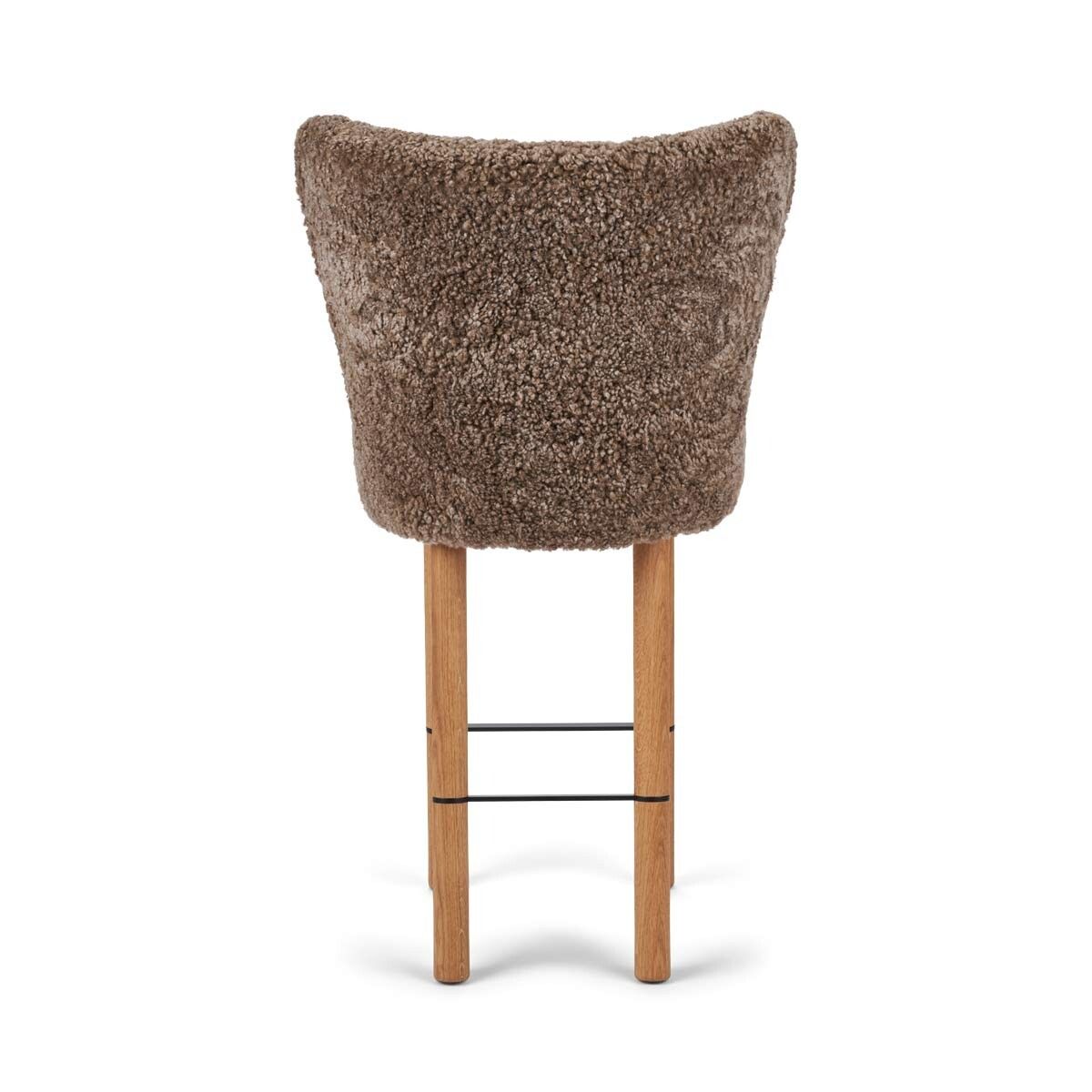 Emilia Barstol | Kort lugg | 57x47x106 cm Ljusbrun
