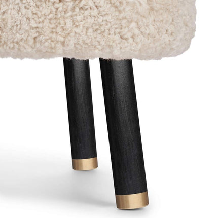 Emil Lounge Chair | Kort lugg Beige