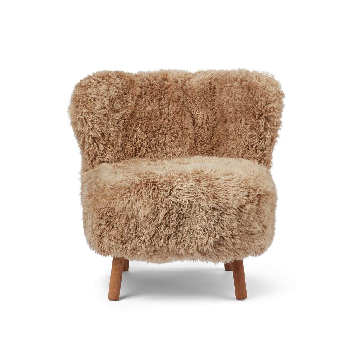 Emil Lounge Chair | Lång lugg Honung