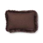 Classic Collection | Ullkudde | Lång lugg | Dubbelsidig | 52x52 cm | 34x52 cm Brun / Choklad