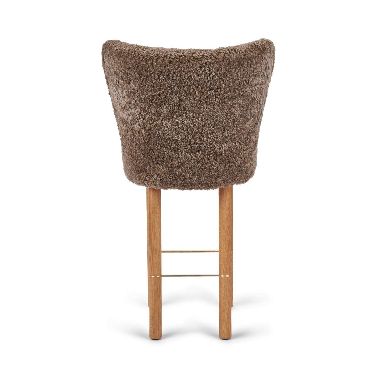 Emilia Barstol | Kort lugg | 57x47x106 cm Ljusbrun