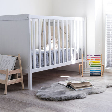 Lammskinn Baby | Till barn & bebisar | Perfekt till barnvagnen | Certifierat Ljusgrå 