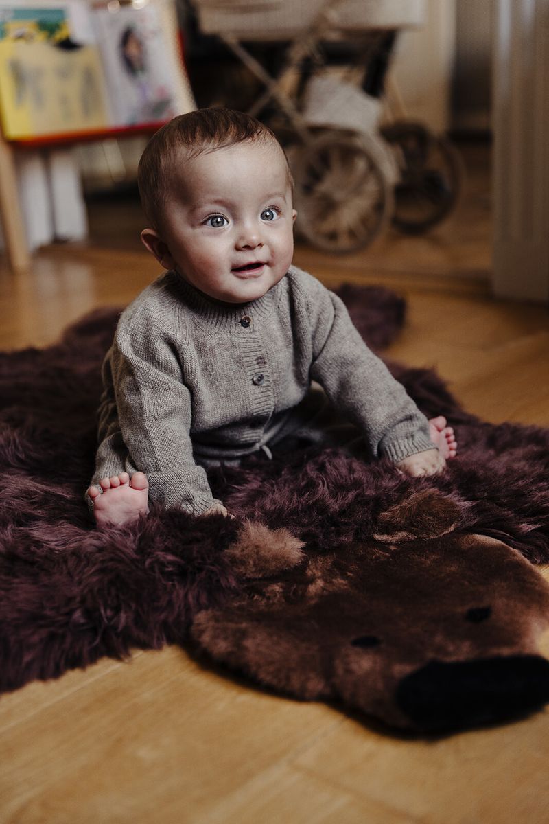 Fårskinnsmatta Björn | 130x80 cm Brun