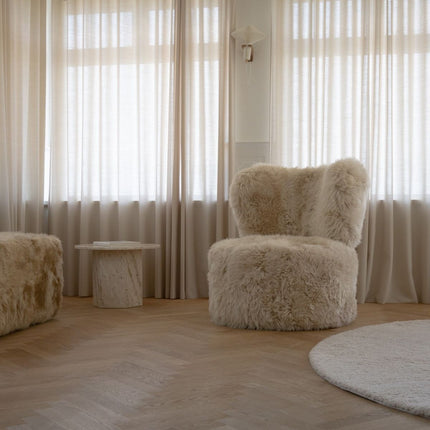 Skandi stol | Lång lugg Beige