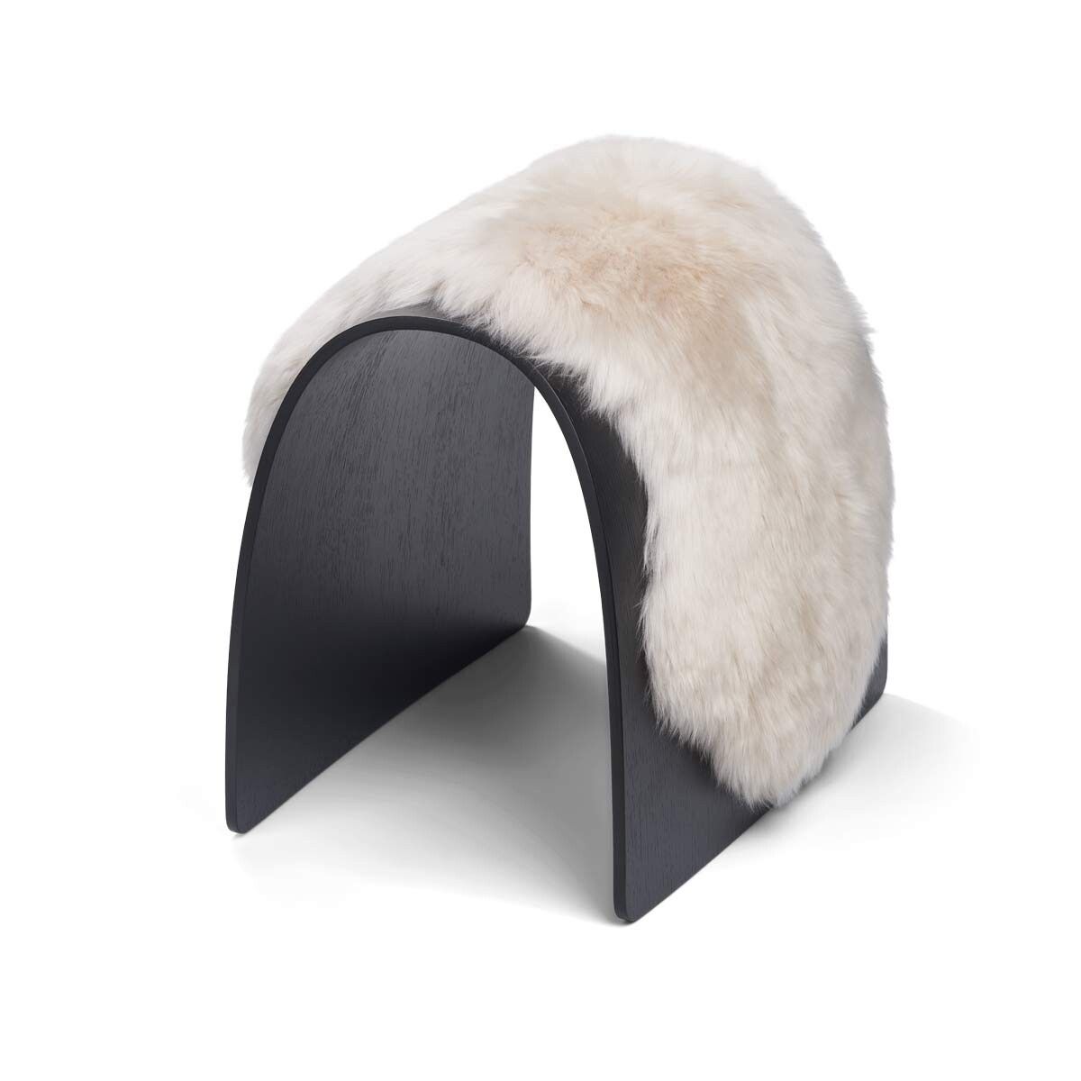 Sheep Stool cover | Lång lugg | Nya Zeeland Beige