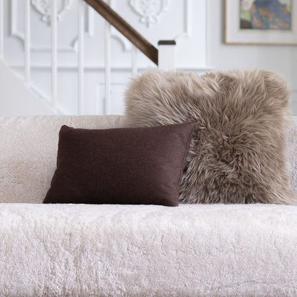 Classic Collection | Ullkudde | Dubbelsidig | 52x52 cm | 34x52 cm Beige