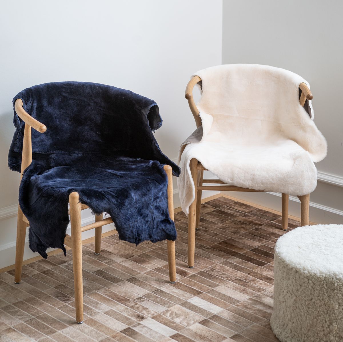 Fårskinn Premium | Kort lugg | 90x60 cm Svart