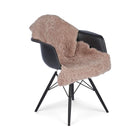 Fårskinn | Korthårigt Krulligt | Nya Zeeland | Matta 100 cm Gyllene beige
