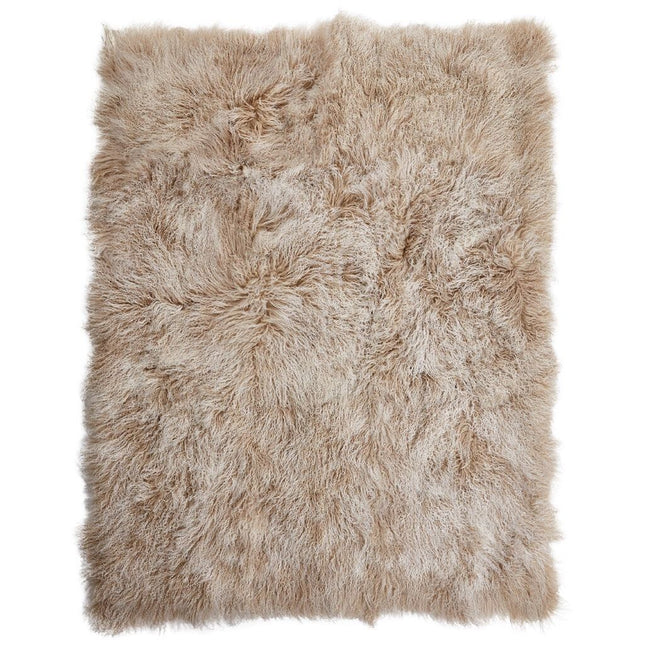Pläd | Fårskinn | 140x180 cm | Lång lugg | Filt | Fårskinn 