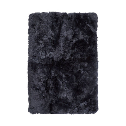Fårskinnsmatta | Lång lugg  Navy