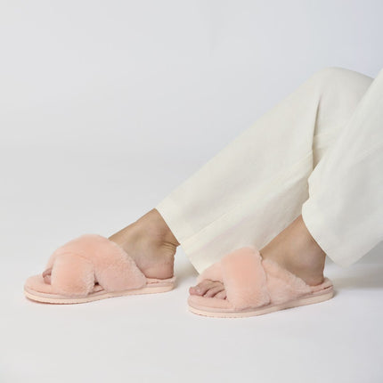 Slipper cross Mörk Grå