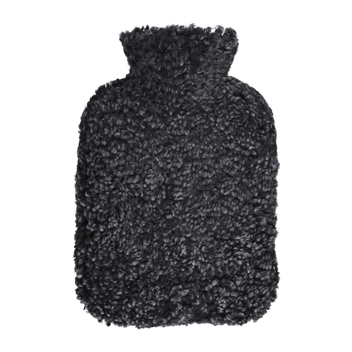 Värmekudde | Fårskinn | Kort lugg | 37x27 cm Koksgrå