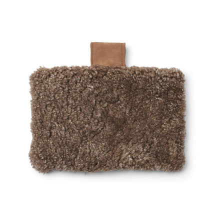 Nackstöd | Fårskinn | Kort lugg | 30x20 cm Taupe