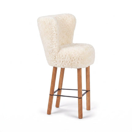 Emilia Barstol | Kort lugg | 57x47x106 cm Vit
