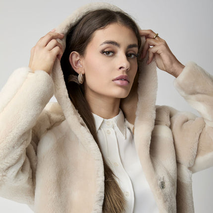 Leah jacka Beige / Brun