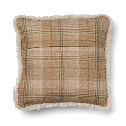 Wool Cushion | Doublesided | SW trim | 52x52 cm Sand-Beige/Pärla