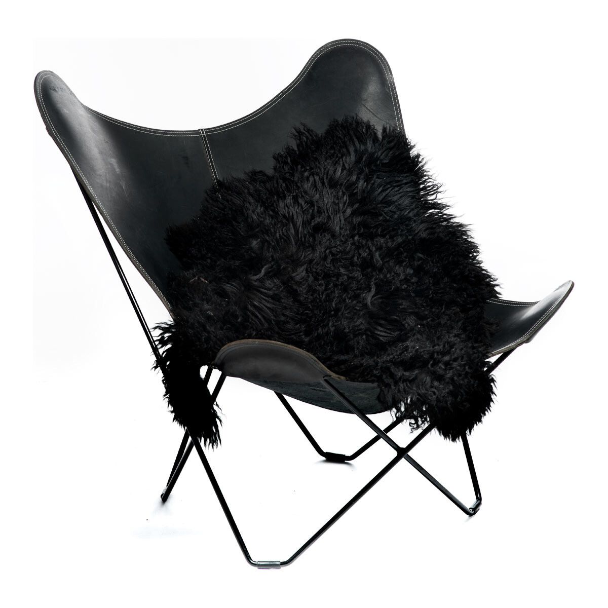 Fårskinn Premium | Ekologiskt | Lång lugg | 90x60 cm