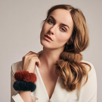 Hårband | Minkpäls Vatten