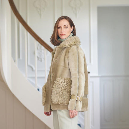 Lilou Jacka | Fårskinn Mint