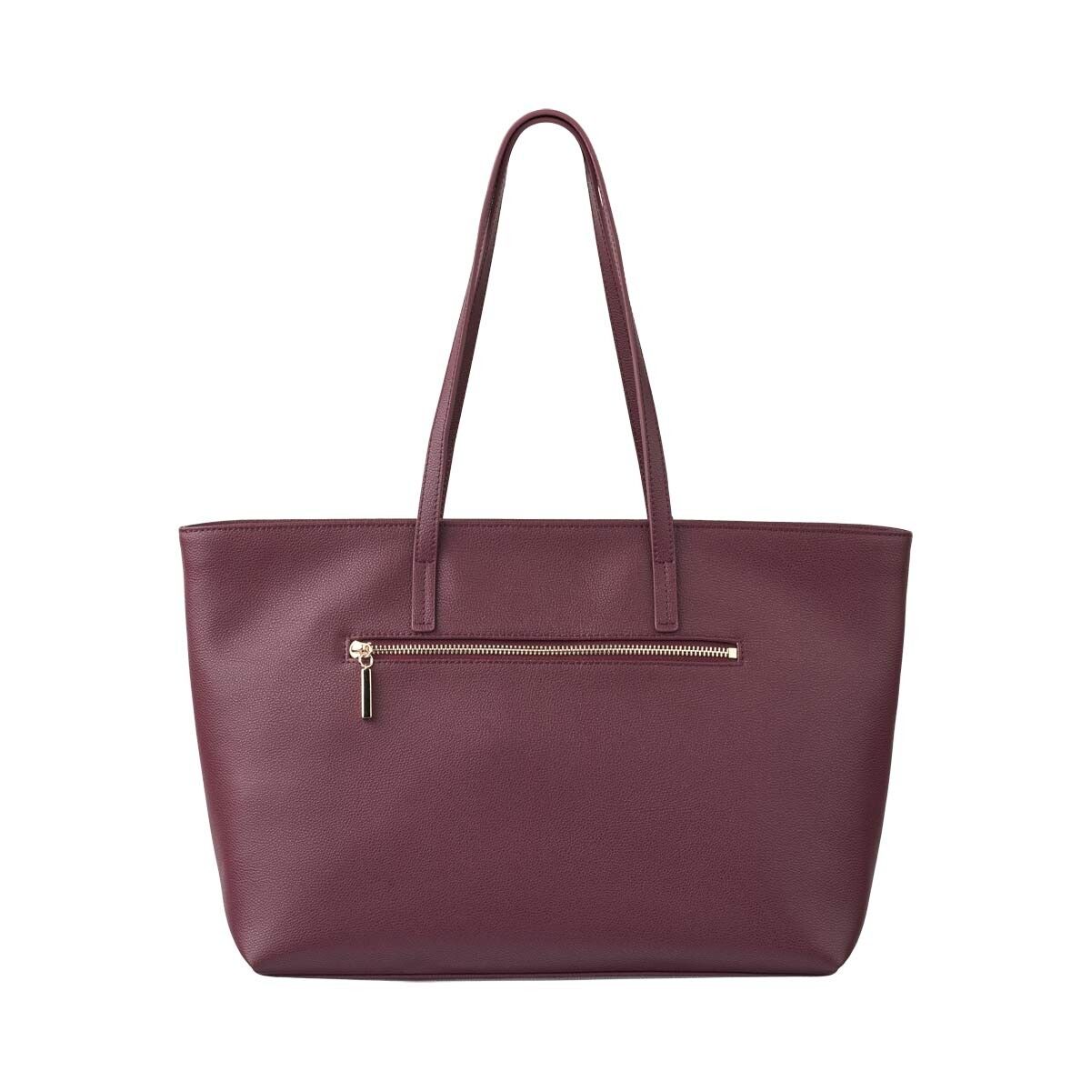 Audrey shopper Vinröd
