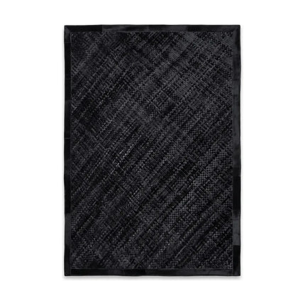 Svart kohudsmatta i design | Brasilien | 200x300 cm | 170x240 cm