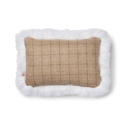 Checked Collection | Ullkudde | Lång lugg | 52x52 cm | 34x52 cm