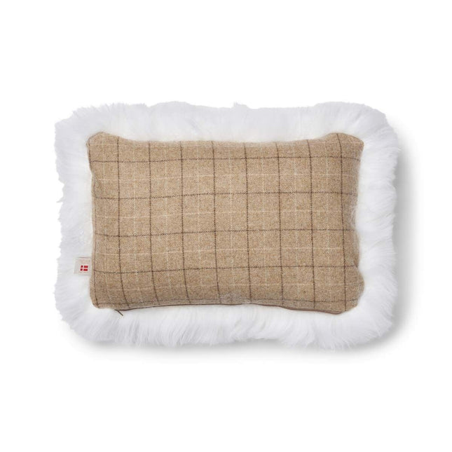 Checked Collection | Ullkudde | Lång lugg | 52x52 cm | 34x52 cm