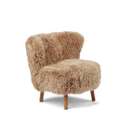 Emil Lounge Chair | Lång lugg Honung