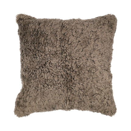 Fårskinnskudde | Kort lugg | Nya Zeeland | 40x40 cm Sahara