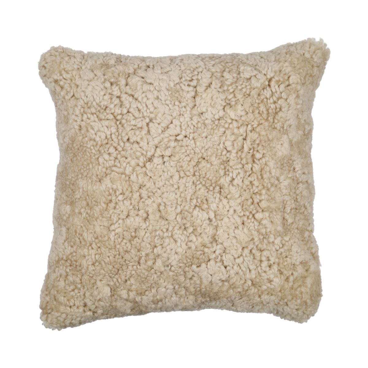 Fårskinnskudde | Kort lugg | Nya Zeeland | 40x40 cm Beige