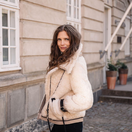 Nicki jacka Blågrå