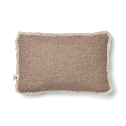 Short-Wool Sheepskin Cushion | 34x52 cm Beige/Pärla