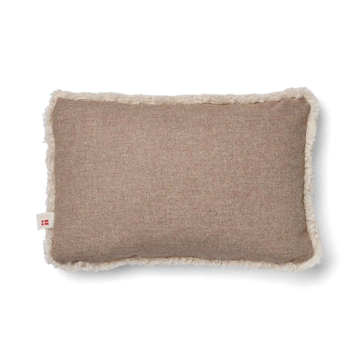 Classic Collection | Ullkudde | Kort lugg | 52x52 cm | 34x52 cm Beige/Pärla