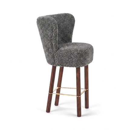 Emilia Barstol | Kort lugg | 57x47x106 cm Grå