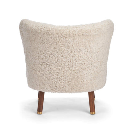 Emil Lounge Chair | Kort lugg Beige