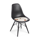 Stolsdyna | Koskinn | D37 cm Salt / Peppar / Brunt / Vitt