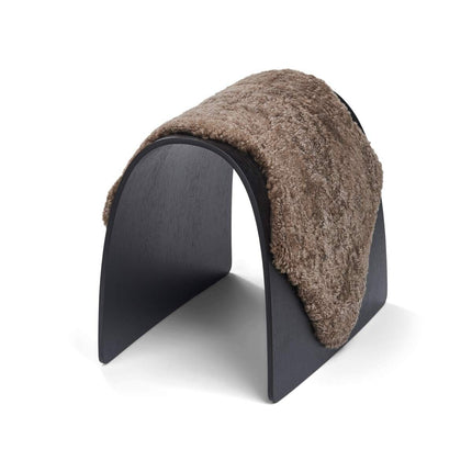 Sheep Stool cover | Kort lugg | Nya Zeeland Ljusbrun