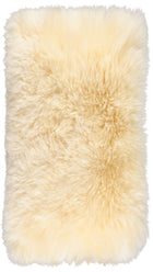 Fårskinnskudde | Lång lugg | 28x56 cm Ljus Honung