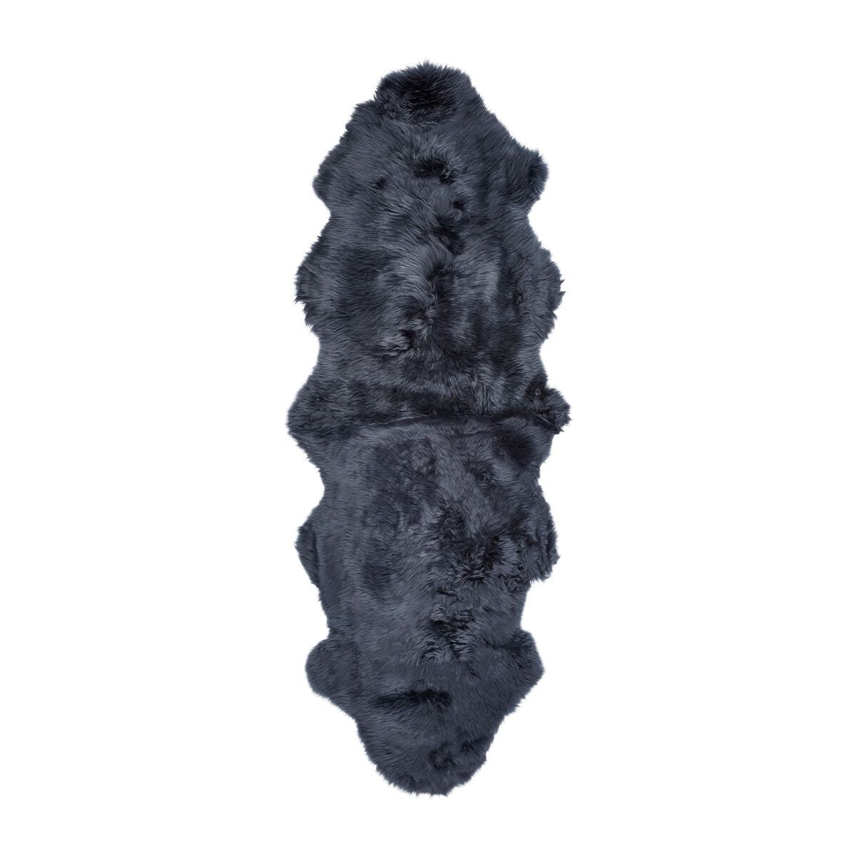 Fårskinn Premium | Lång lugg | 180x60 cm Navy