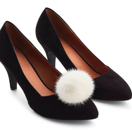 Shoes Pom Pom Clip | Mink | 5 cm (2 pcs. set) Vit