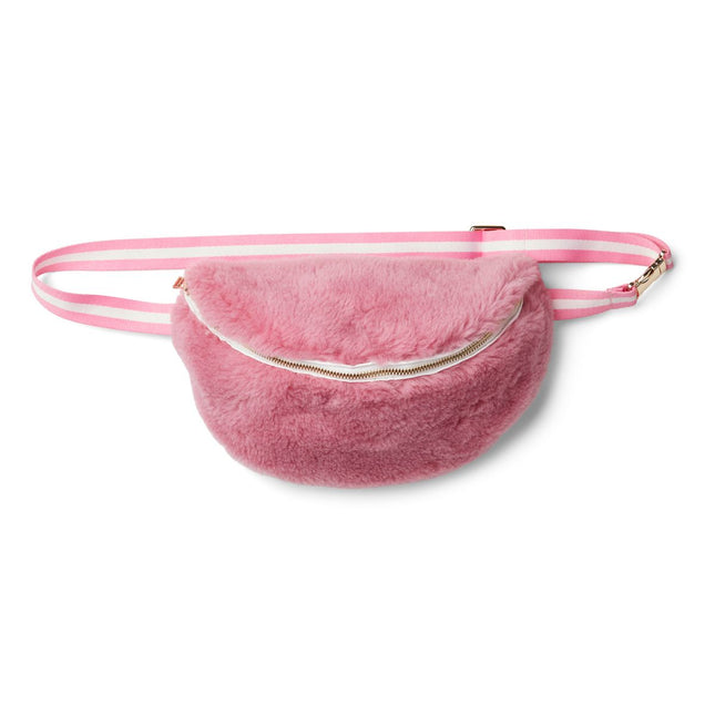 Saki Midjeväska | Fårskinn  Röd Rosa