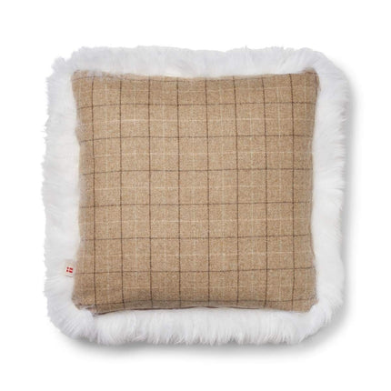 One Side Cushion | LW | 52x52 cm Oatmeal-Beige/Elfenben